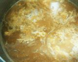 タマネギと溶き卵の味噌汁(合わせ味噌)作り方4写真