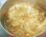 タマネギと溶き卵の味噌汁(合わせ味噌)作り方5写真