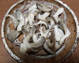 ヒラタケと3種の海藻の焼きキノコ作り方2写真