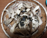 ヒラタケと3種の海藻の焼きキノコ作り方3写真