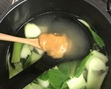 みそ汁に俳句を添えて作り方3写真