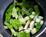チンゲン菜と卵の味噌汁作り方2写真