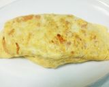牛乳入り卵でしっかり巻いたオムライス作り方12写真