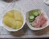 レンジで簡単!スパイシ-ポテトサラダ作り方1写真