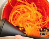 低糖質！ベジヌードルで南瓜クリームパスタ作り方3写真