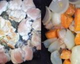トマト缶で洋風鶏南瓜作り方4写真