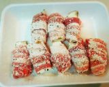エリンギチーズ豚巻き☆バター醤油作り方3写真