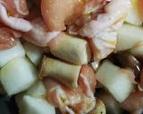 おつまみに♪大根と鶏もも肉のアヒージョ作り方7写真