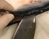 サンマ下処理、簡単に内臓・腹骨・皮の除去作り方13写真