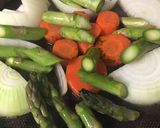 パエリア鍋で！簡単！野菜たっぷり朝ごはん作り方3写真