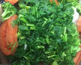 パエリア鍋で！簡単！野菜たっぷり朝ごはん作り方6写真