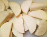 レンジで時短！豚肉と大根としめじの煮物作り方1写真