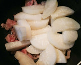 レンジで時短！豚肉と大根としめじの煮物作り方6写真