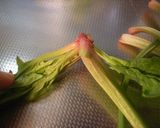 ほうれん草の根（無駄の少ない取り方）作り方3写真