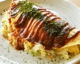 関西で人気の笑い焼みたいなお好み焼き作り方9写真