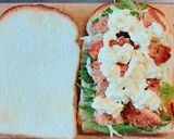 朝食に！鮭のサンドイッチ作り方4写真