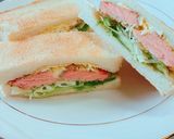 朝食に！鮭のサンドイッチ作り方5写真