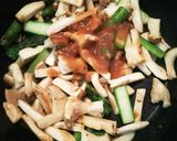鶏がらで！アスパラとミニトマトのみそ炒め作り方7写真