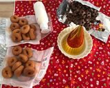 クリスマスツリー簡単ケーキドーナツ子ども作り方1写真