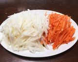 はやとうりとにんじんのきんぴら作り方1写真