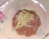 ハンバーグをもう１品　チーハン餃子作り方1写真