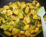 簡単！鶏小松菜蓮根の元気炒め作り方4写真
