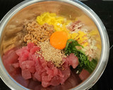 マグロ納豆ばくだんの焼きのり添え♪作り方3写真