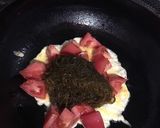 超簡単！ナンプラーのもずくトマト卵炒め作り方7写真