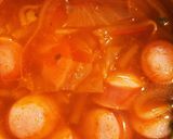 残り物でかさましトマト風味スープ作り方10写真