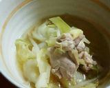 寒い日に！白菜とじゃが芋の挽き肉スープ。作り方6写真