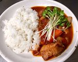 具だくさんトマトシチューライス作り方10写真