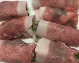 お弁当に 山芋とシソの肉巻き作り方3写真