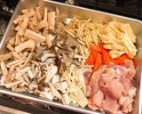 ストウブ鍋で、きのこの炊き込みご飯^_^作り方2写真