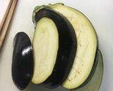 米ナスのしぎ焼き肉味噌のせ作り方1写真