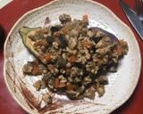 米ナスのしぎ焼き肉味噌のせ作り方9写真