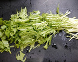 簡単小鉢！ゆず風味☆水菜のお浸し作り方1写真