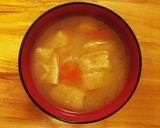 油あげと根菜の味噌汁作り方4写真