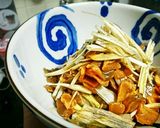 初雪で、メンマ。作り方6写真