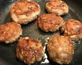 簡単！低糖質♪梅と大根おろしのハンバーグ作り方6写真