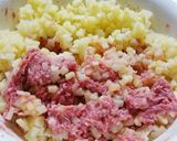 じゃがいもdeかさ増し☆ピーマンの肉詰め作り方2写真