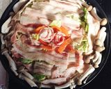 忙しい時に♫フライパンで簡単重ね蒸し鍋作り方8写真