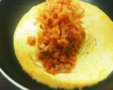 牛乳入り卵でしっかり巻いたオムライス作り方11写真