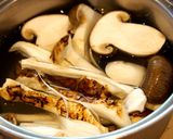 松茸本しめじ銀杏帆立貝柱の究極の炊込ご飯作り方2写真