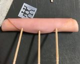 お弁当に1分＊ハムチーズ＊くるくる作り方3写真