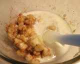 バナナと焼き芋の薄焼き天板ケーキ作り方5写真