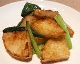 ずぼらおかず❁大根と小松菜の揚げ炒め作り方7写真