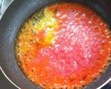蒸し鶏のトマトクリームパスタ作り方5写真