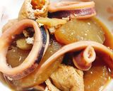 プリプリ♪ イカ大根と油揚げ煮作り方8写真
