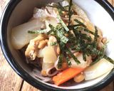 ハヤトウリのきんぴら納豆蕎麦作り方4写真