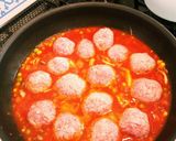 旨っ！チーズ入り肉団子のトマトシチュー作り方3写真